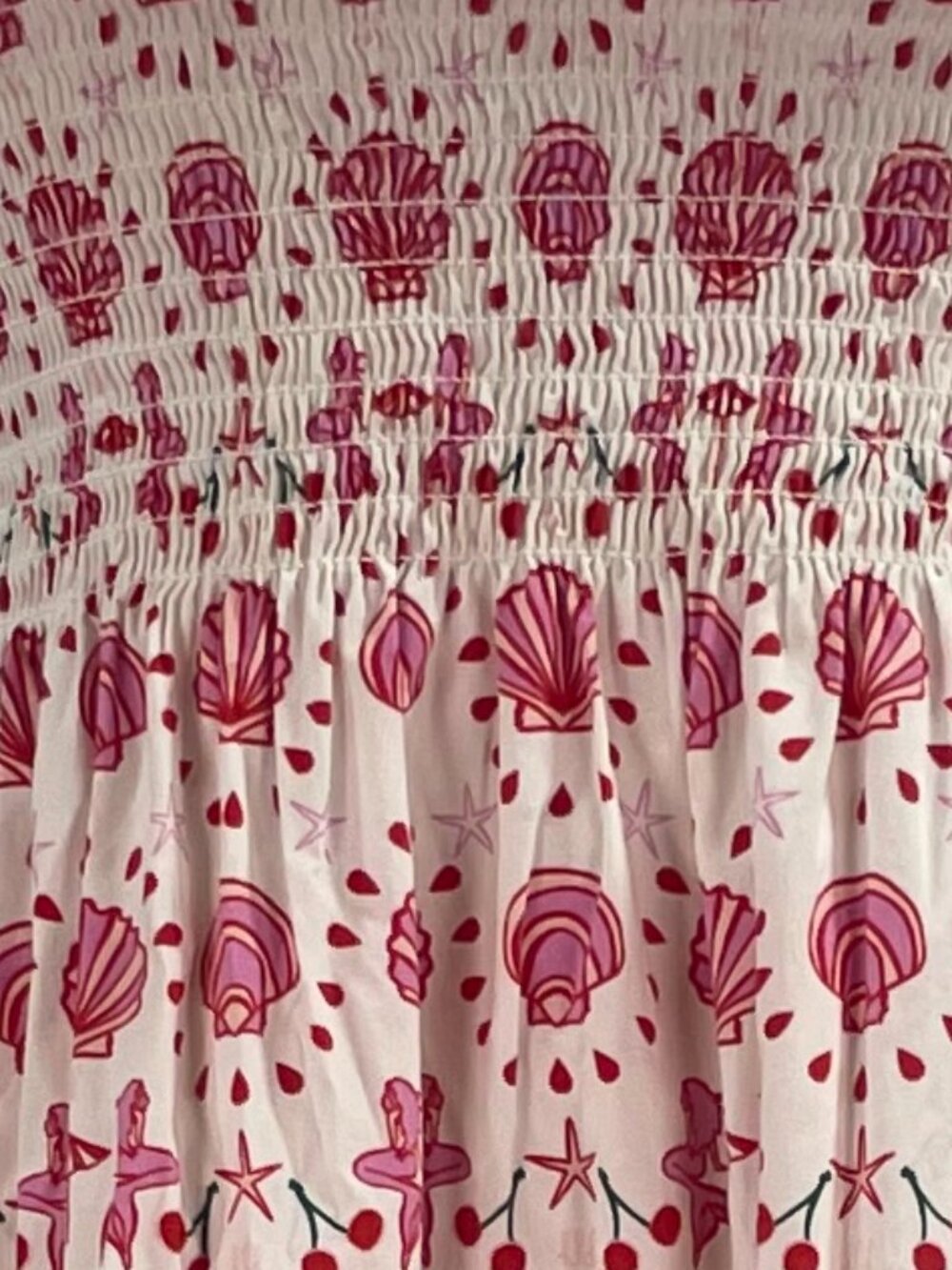 ✨ Hill House Home "Ellie" Nap Dress Mermaid Seashell Pink Midi Dress Size XS✨ - Picture 2 of 8